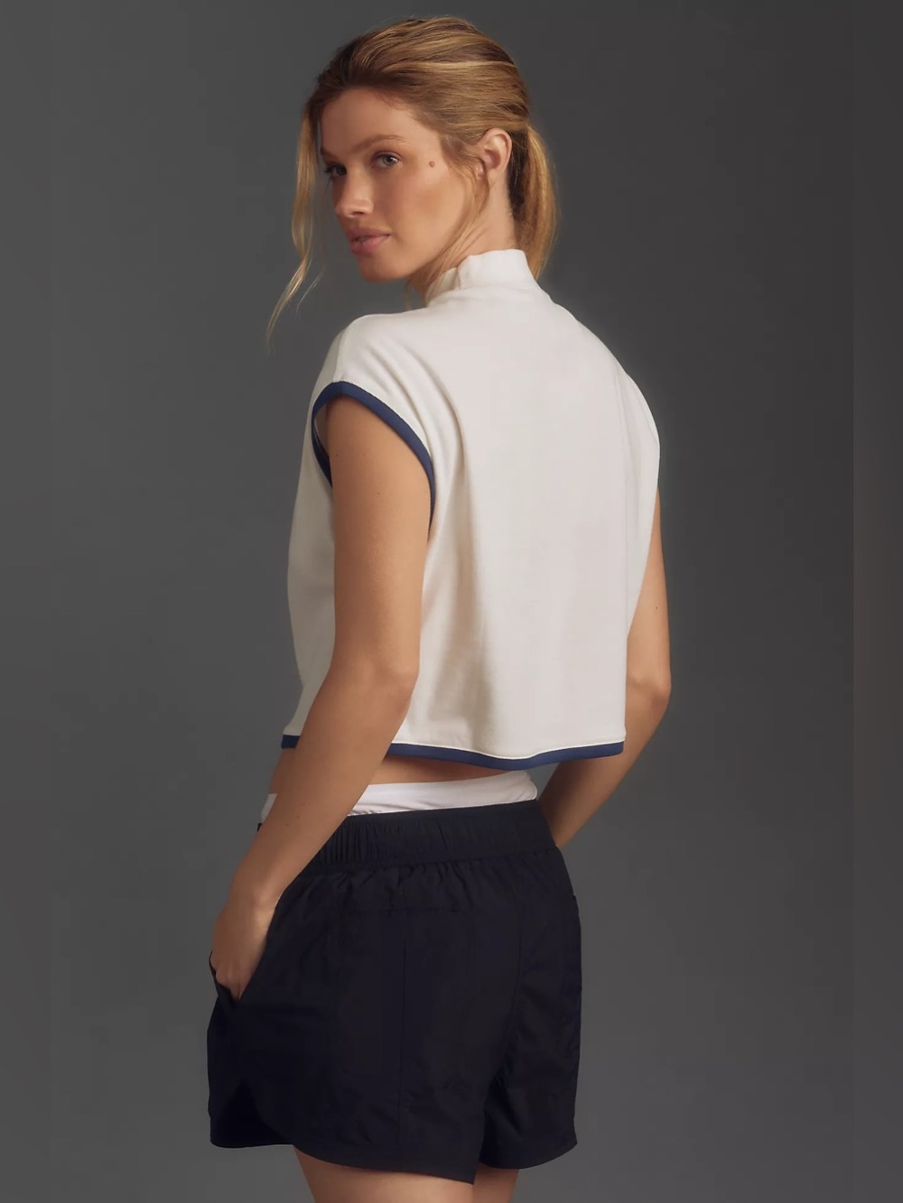 Anthropologie maeve mock neck shell tee - Picture 3 of 9